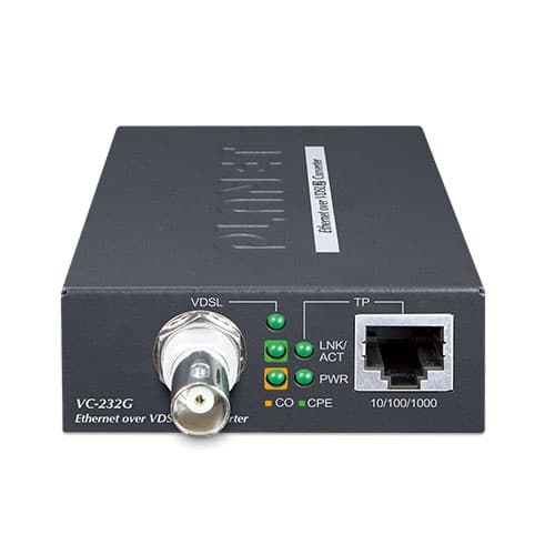 VC-232G — 1-Port 10/100/1000T Ethernet over Coaxial Converter, vista 2