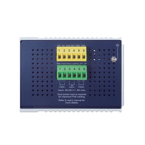 IGS-20160HPT — Industrial L3 16-Port 10/100/1000T 802.3at PoE + 2-Port 10/100/1000T + 2-Port 1G/2.5G SFP Managed Ethernet Switch, vista 3