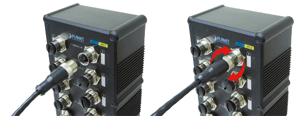 ISW-800T-M12 — Industrial IP67 Rated 8-Port 10/100Mbps M12 Fast Ethernet Switch with Wide Operating Temperature, vista 5