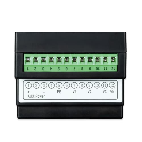 SPM-D01-R / SPM-D01-M — DIN-rail Single-circuit Modbus Smart Power Meter, vista 3
