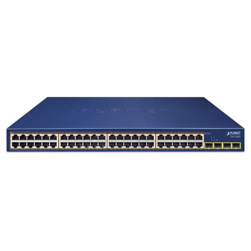 GSW-5240HP — 48-Port 10/100/1000T 802.3at PoE + 4-Port 1000X SFP Gigabit Ethernet Switch, vista 2