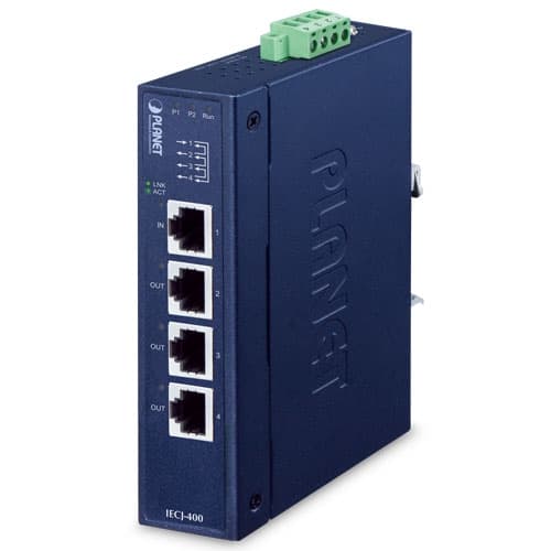 IECJ-400 — Industrial 4-Port EtherCAT Junction Slave