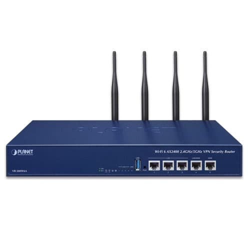 VR-300W6A — Wi-Fi 6 AX2400 2.4GHz/5GHz VPN Security Router, vista 2
