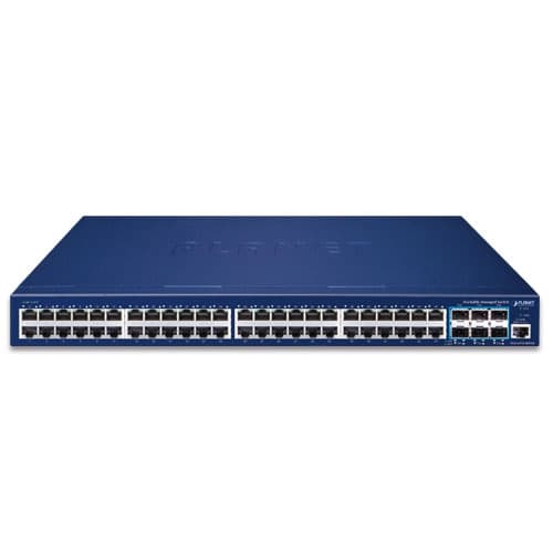 SGS-6310-48T6X — L3 48-Port 10/100/1000T + 6-Port 10G SFP+ Stackable Managed Switch, vista 2