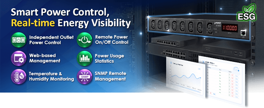 IPM-8222 — IP-based 8-port Switched Power Manager, vista 4