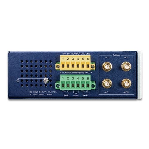 ICG-2515F-NR — Industrial 5G NR Cellular Gateway with 1-Port 1000X SFP, vista 4