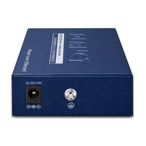 GUP-805A-95W — 100/1000BASE-X SFP to 10/100/1000BASE-T 802.3bt PoE++ Media Converter (95 Watts), vista 3