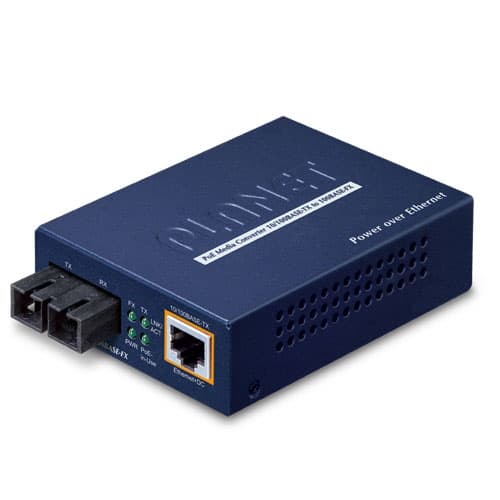 FTP-802 / FTP-802S15 — 100Base-FX to 10/100Base-TX PoE Media Converter