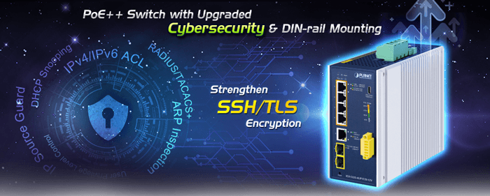 IGS-5225-4UP1T2S-12V — Industrial L2+ 4-Port 10/100/1000T 802.3bt PoE + 1-Port 10/100/1000T +
2-Port 1G/2.5G SFP Managed Ethernet Switch w/12V Booster, vista 7