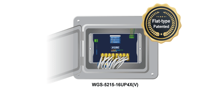 WGS-5215-16UP4X — Industrial L2+ 16-Port 10/100/1000T 802.3bt PoE + 4-Port 10G SFP+ Wall-mount Managed Ethernet Switch, vista 9