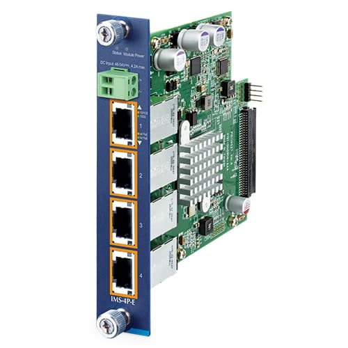 IMS-6325-5 — Industrial Layer 3 5-Slot Modular Managed Ethernet Switch, vista 8