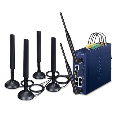 ICG-2515FW-NR — Industrial 5G NR Cellular Wireless Gateway with 1-Port 1000X SFP