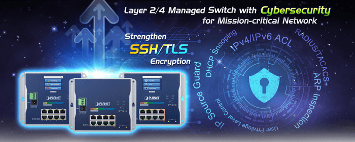 WGS-5225-8P2S — Industrial L2+ 8-Port 10/100/1000T 802.3at PoE + 2-Port 1G/2.5G SFP Wall-mount Managed Switch, vista 6