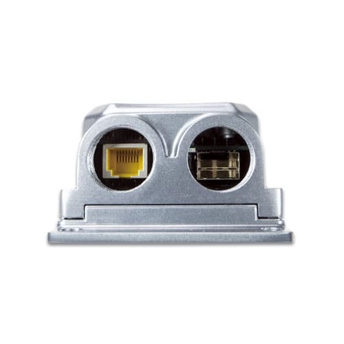 IGTP-825AT — Industrial IP67 1000BASE-X SFP to 10/100/1000BASE-T 802.3at PoE+ Media Converter, vista 7