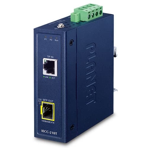 IECC-210-KIT — Industrial EtherCAT Media Converter Kit (IECC-210T + IECC-210R), vista 5