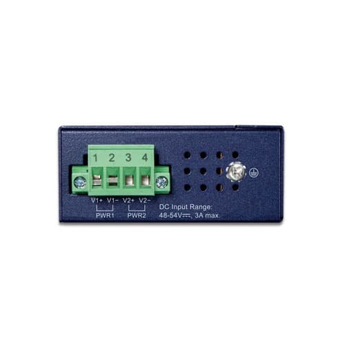 IGS-504PT — Compact Industrial 4-Port 10/100/1000T 802.3at PoE + 1-Port 10/100/1000T Ethernet Switch, vista 3
