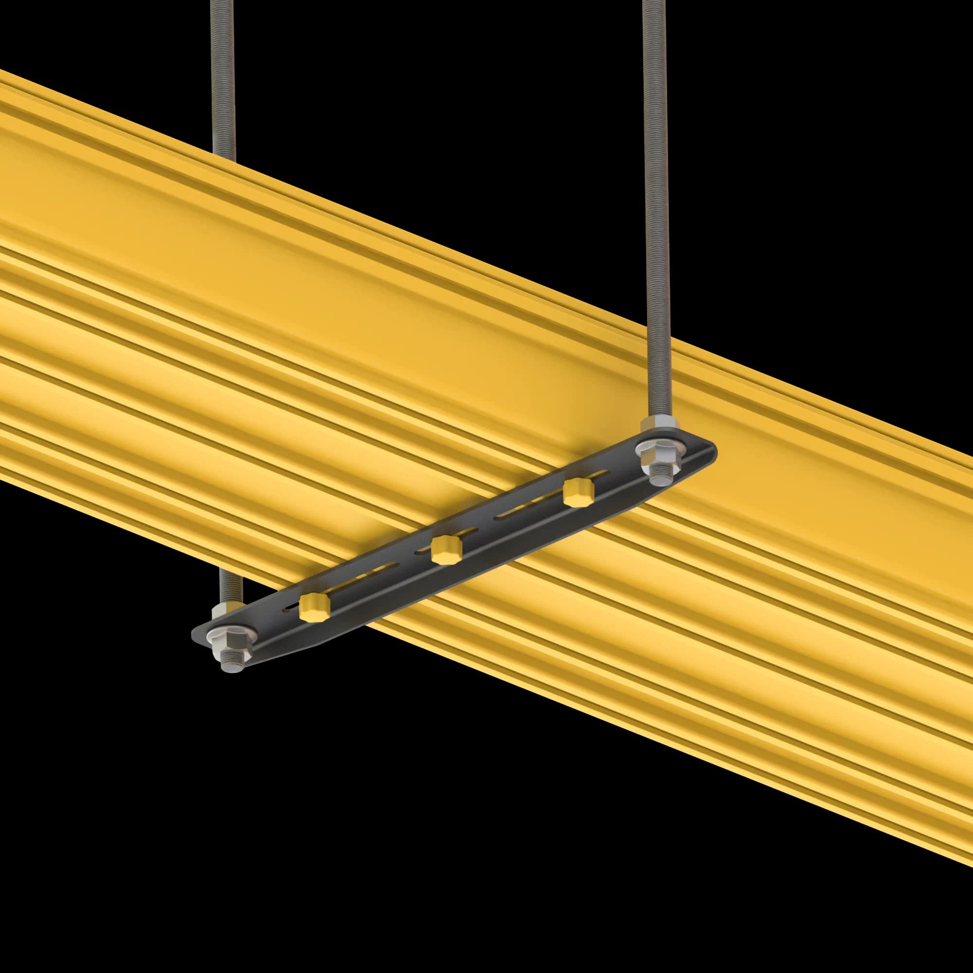 FDS_300mm Double Rod Suspension Bracket, vista 2