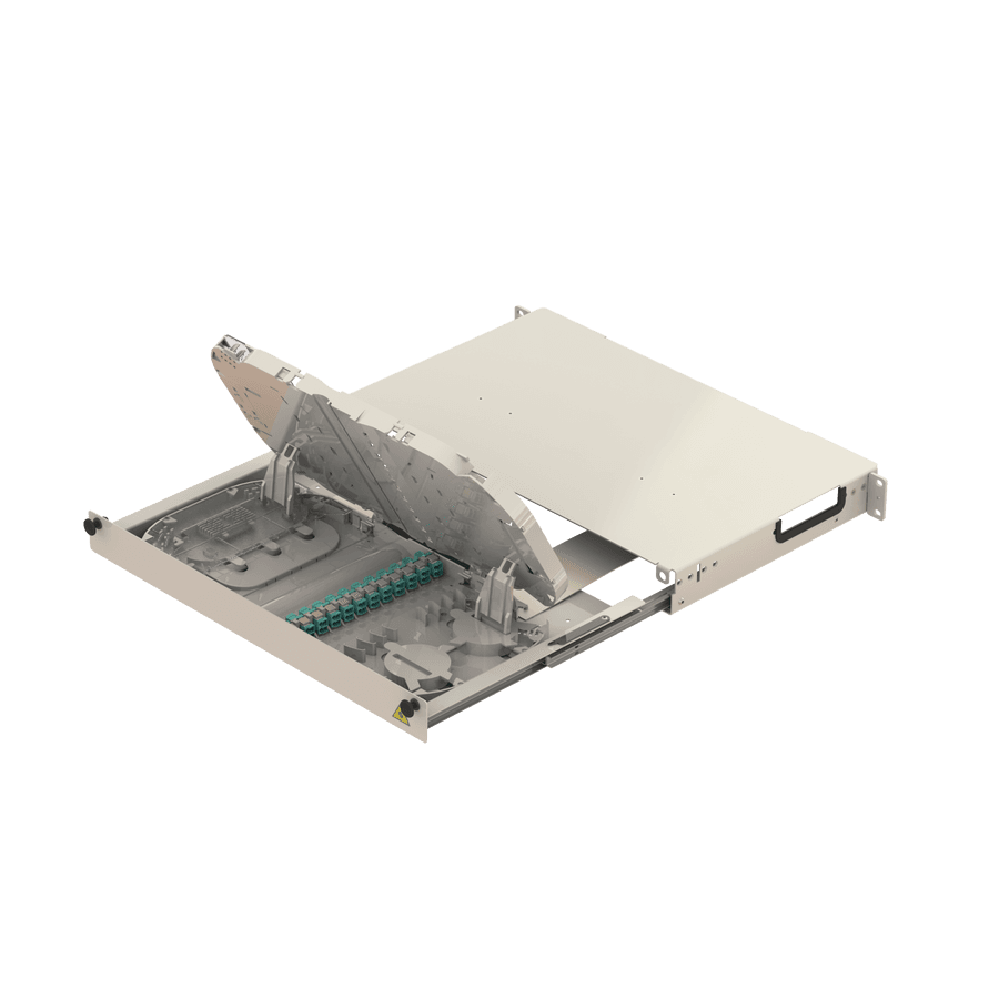 Splice to Patch Fiber Management Shelves | 19" 1U, vista 9