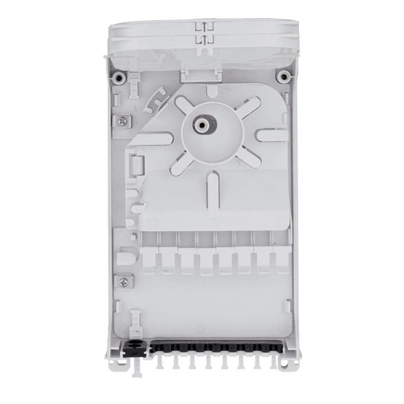 Indoor Termination Box | 8 Patch 48 Fibers 8 Ports, vista 2