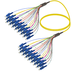 LC/UPC-LC/UPC | 24 Fibers Fanout | Single Mode G657.A2 | 3.0/0.9mm, vista 2