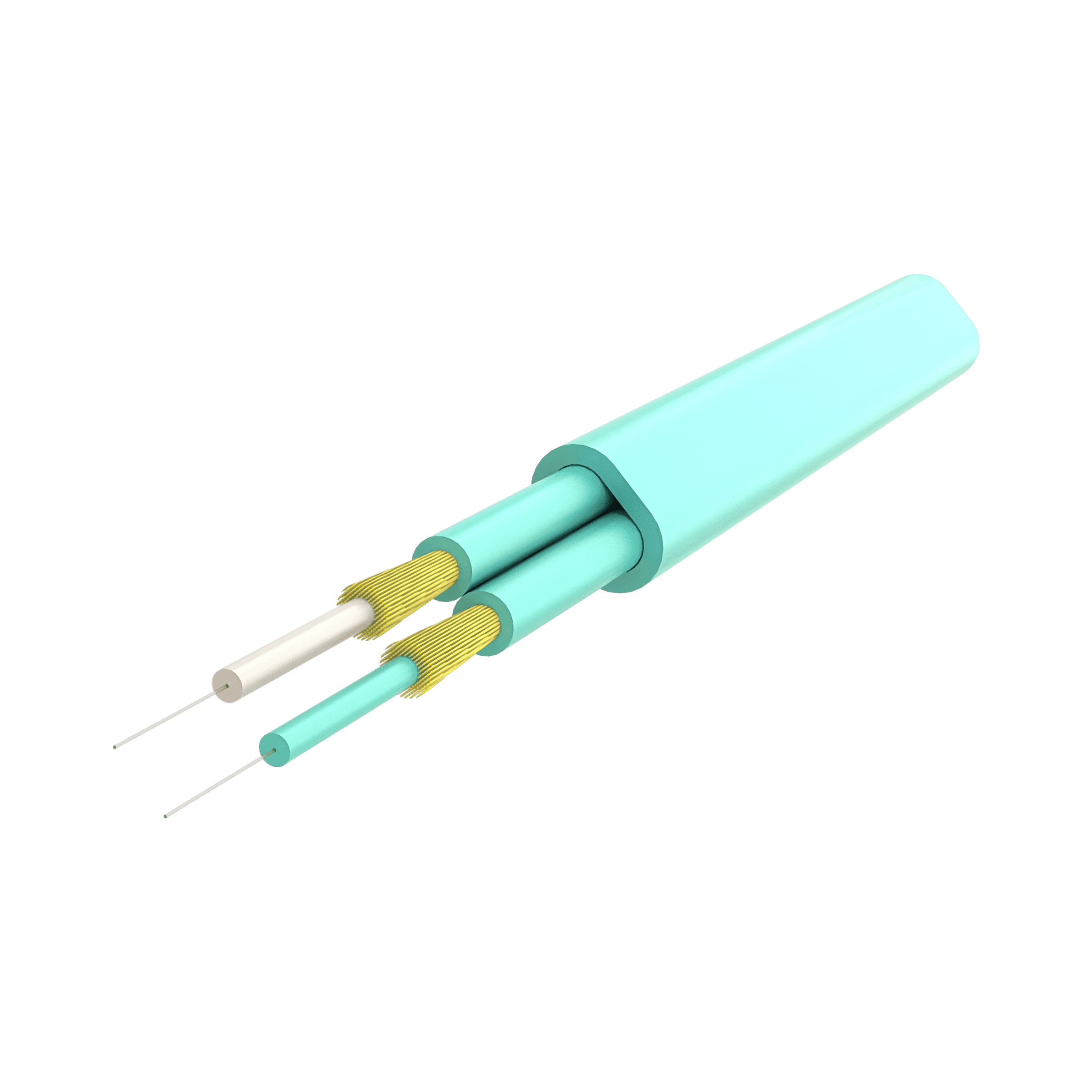 Duplex Fig-0 Fiber Optic Cable 3.1x5.2mm | I-VT9(ZN-AY)HH 2x1 | 1000 meters, vista 3