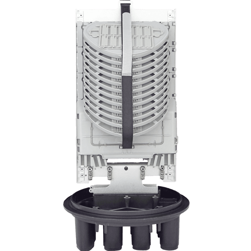 Fiber Optic Splice Closure | 24 Trays 288 Fibers 6 Ports | 492250, vista 3