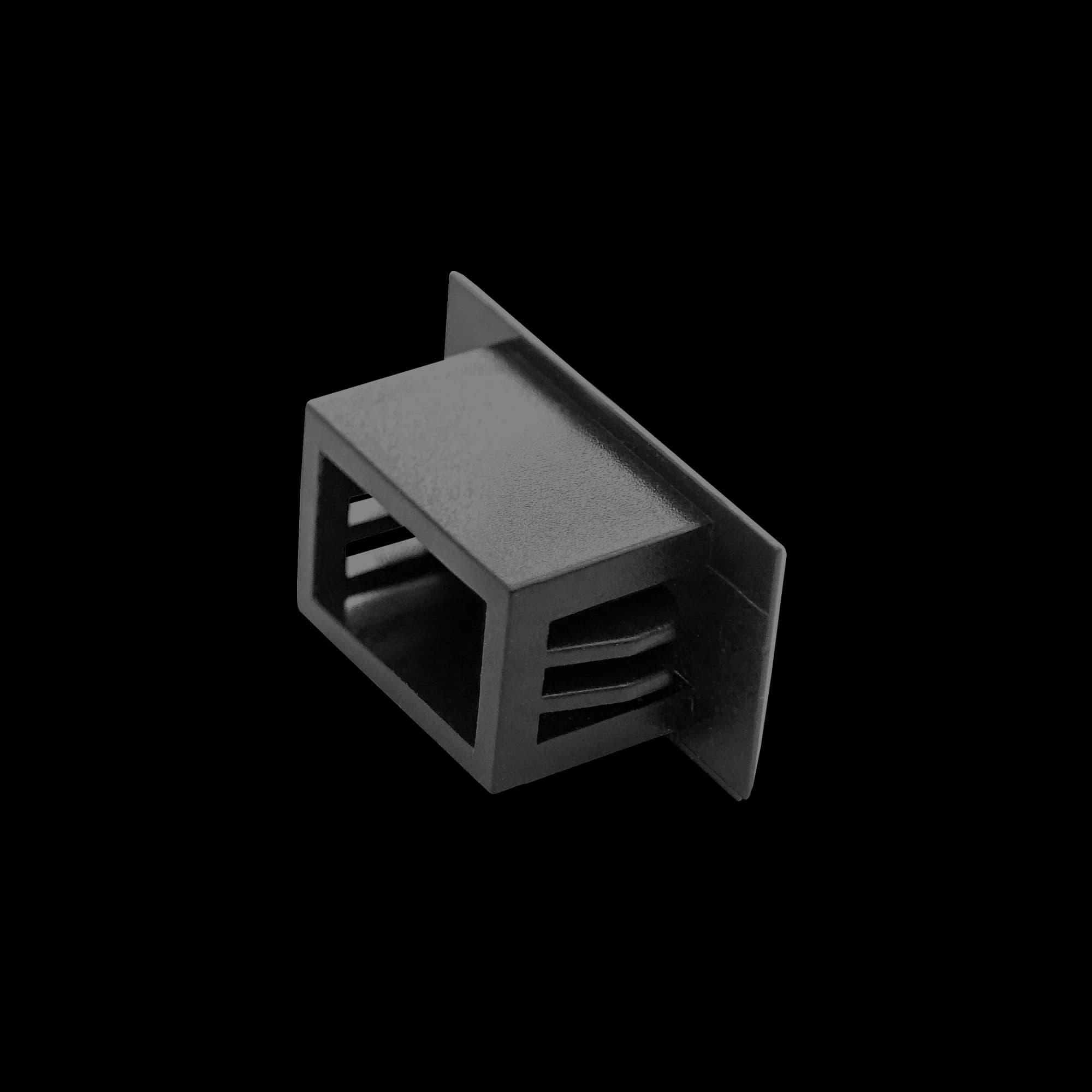 SC-SX Blind Dust Cover for Patch Panel | Black Fiber Optic, vista 3