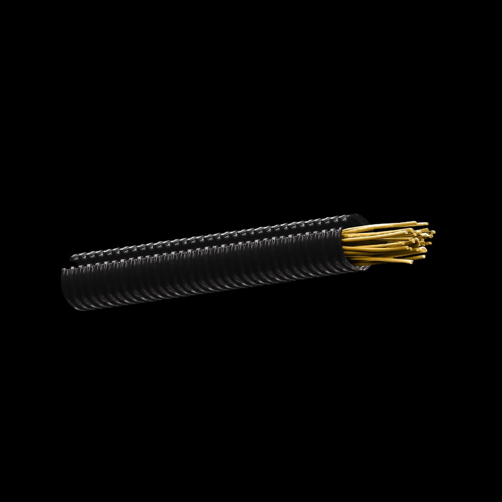 Raceways | Single Wall Slitted Flex Tube 48mm
