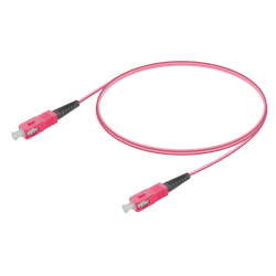 SC/UPC-SC/UPC | Multi Mode G651.OM4 Simplex Patch Cord | 2.0mm, vista 2