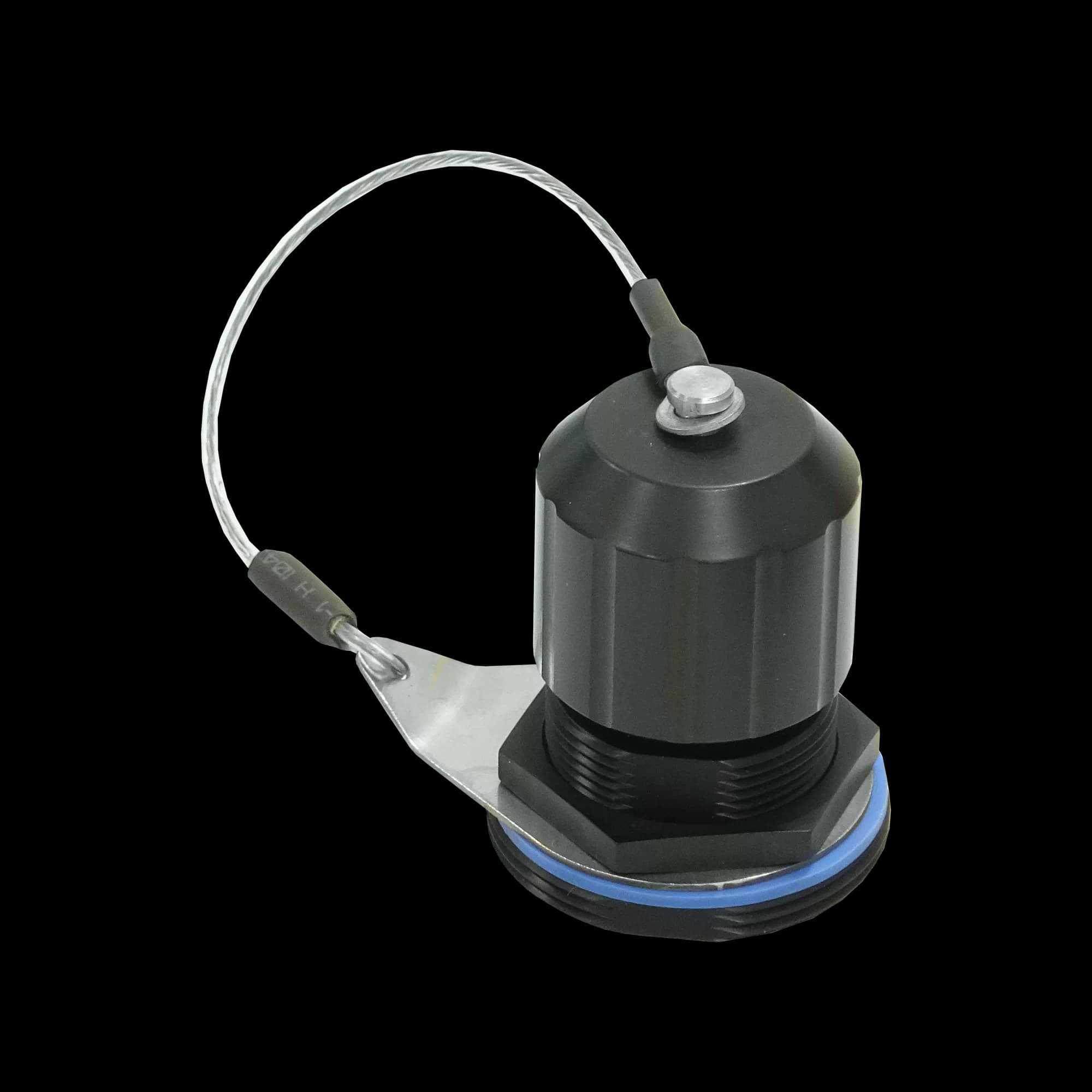 Receptacle Jam Nut for TACLight™ Hermaphroditic Fiber Optic Connector, vista 2