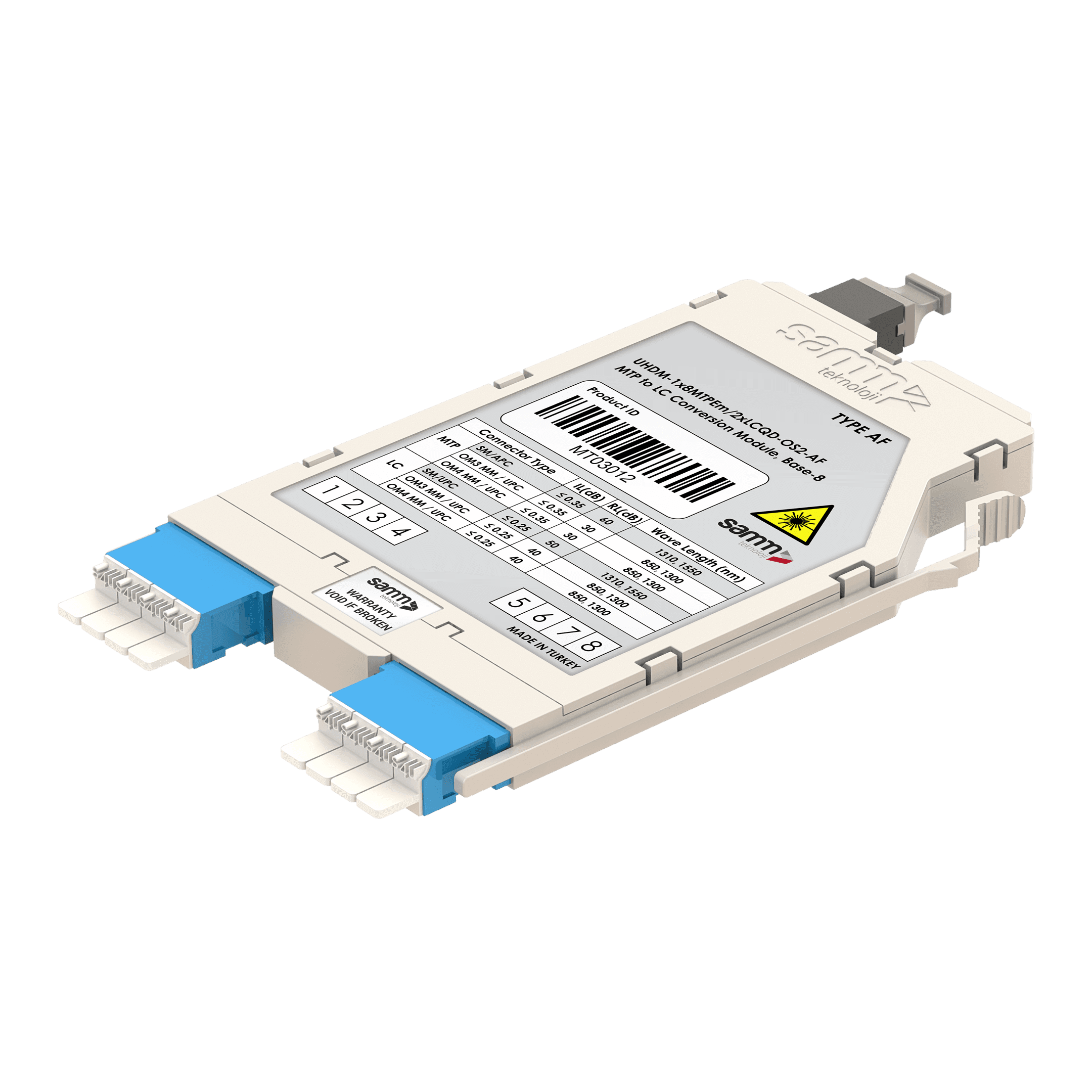 G-Connect | UHD MTP-LC Conversion Module | OS2| Base-8, vista 2