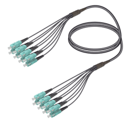 SC/UPC-SC/UPC | 8 Fibers Universal Fanout | Multi Mode G651.OM3 | 4.8/1.8mm, vista 2