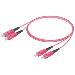 SC/UPC-SC/UPC | Multi Mode G651.OM4 Duplex Patch Cord | 2.0x4.1mm, vista 2
