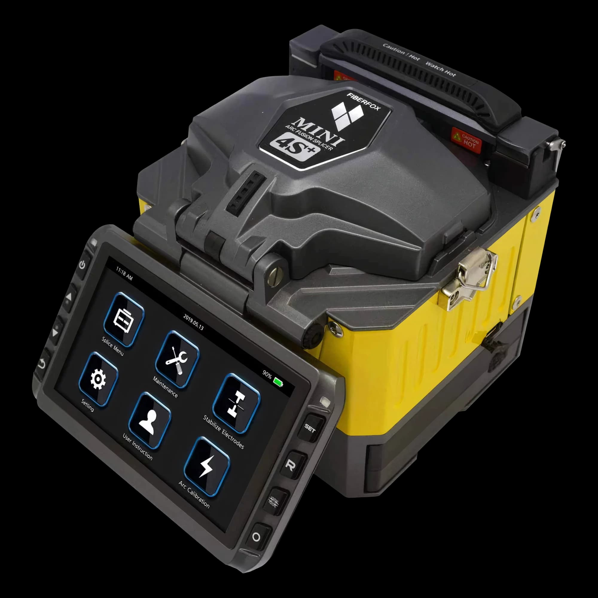Mini 4S+ Fusion Splicer, vista 2
