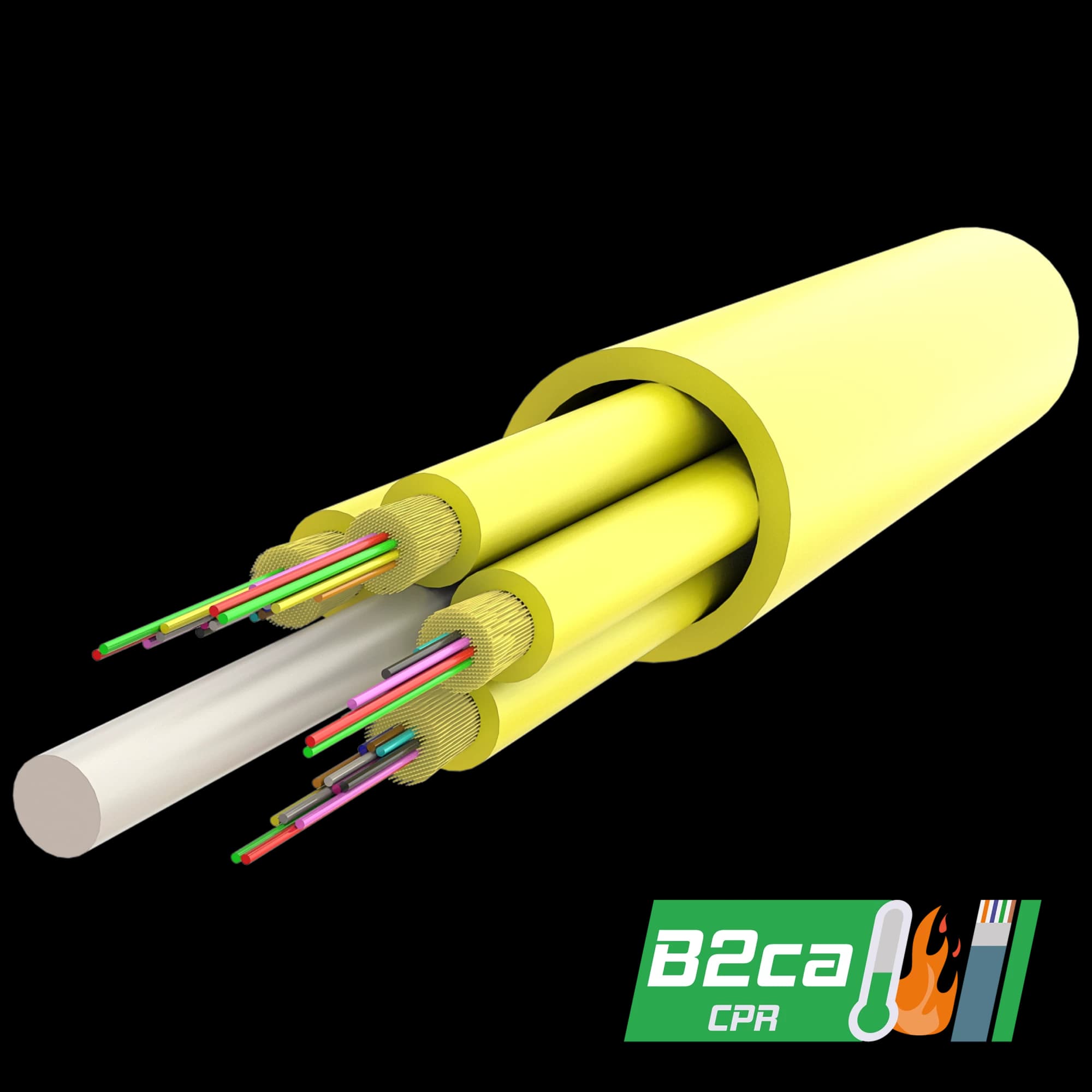 Multi-Fiber Indoor Breakout Cable | IT-B3QH | Cpr: B2ca | up to 144 Fiber