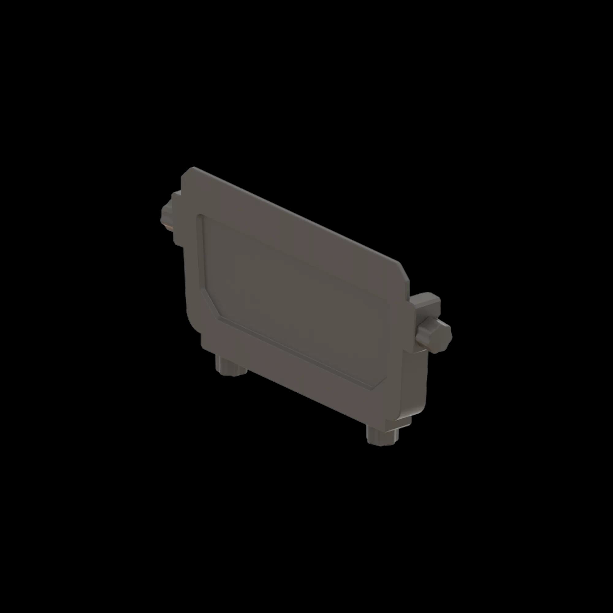 FDS_200mm Channel End Cap, vista 2