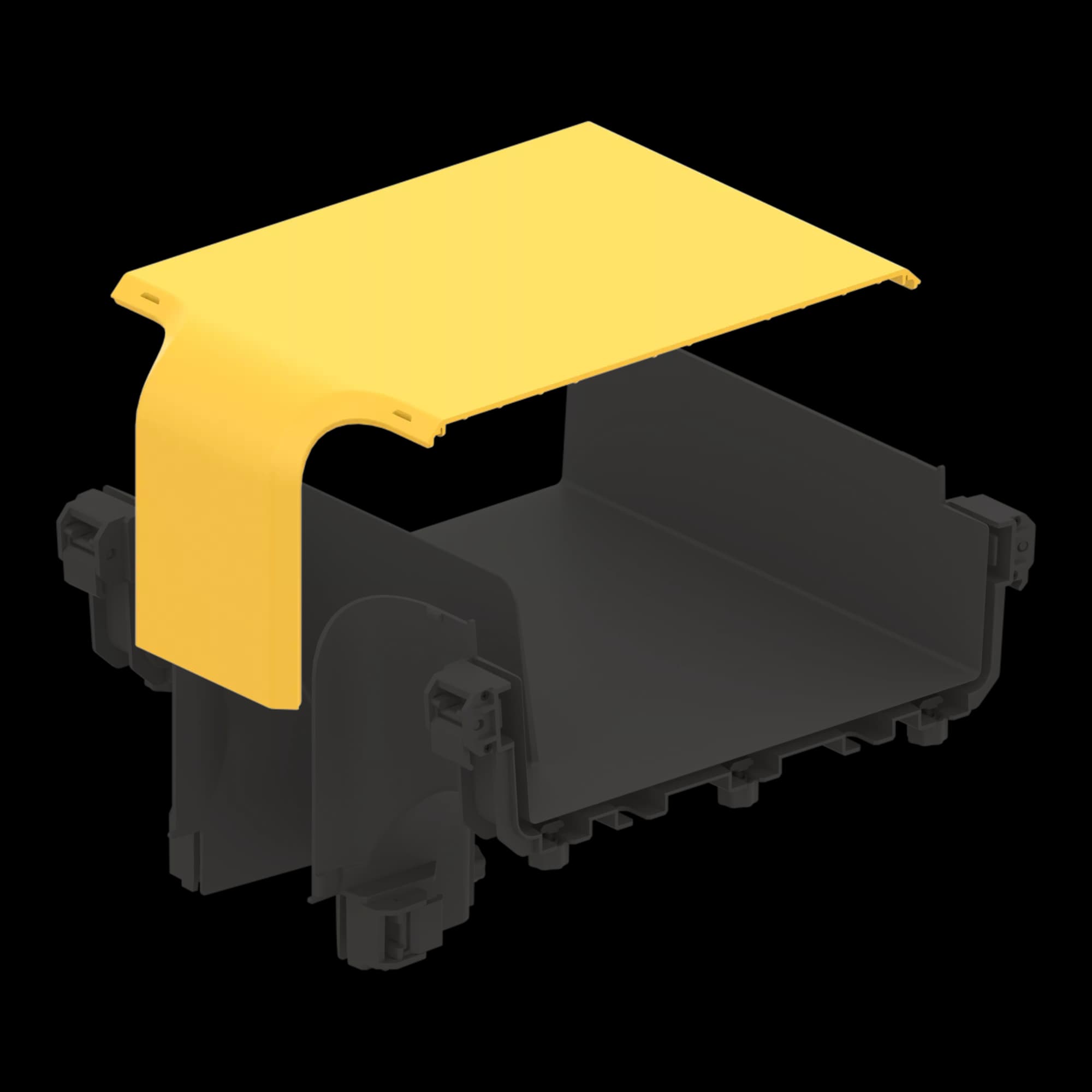 FDS_300-100mm Vertical Line Drop Cover, vista 3