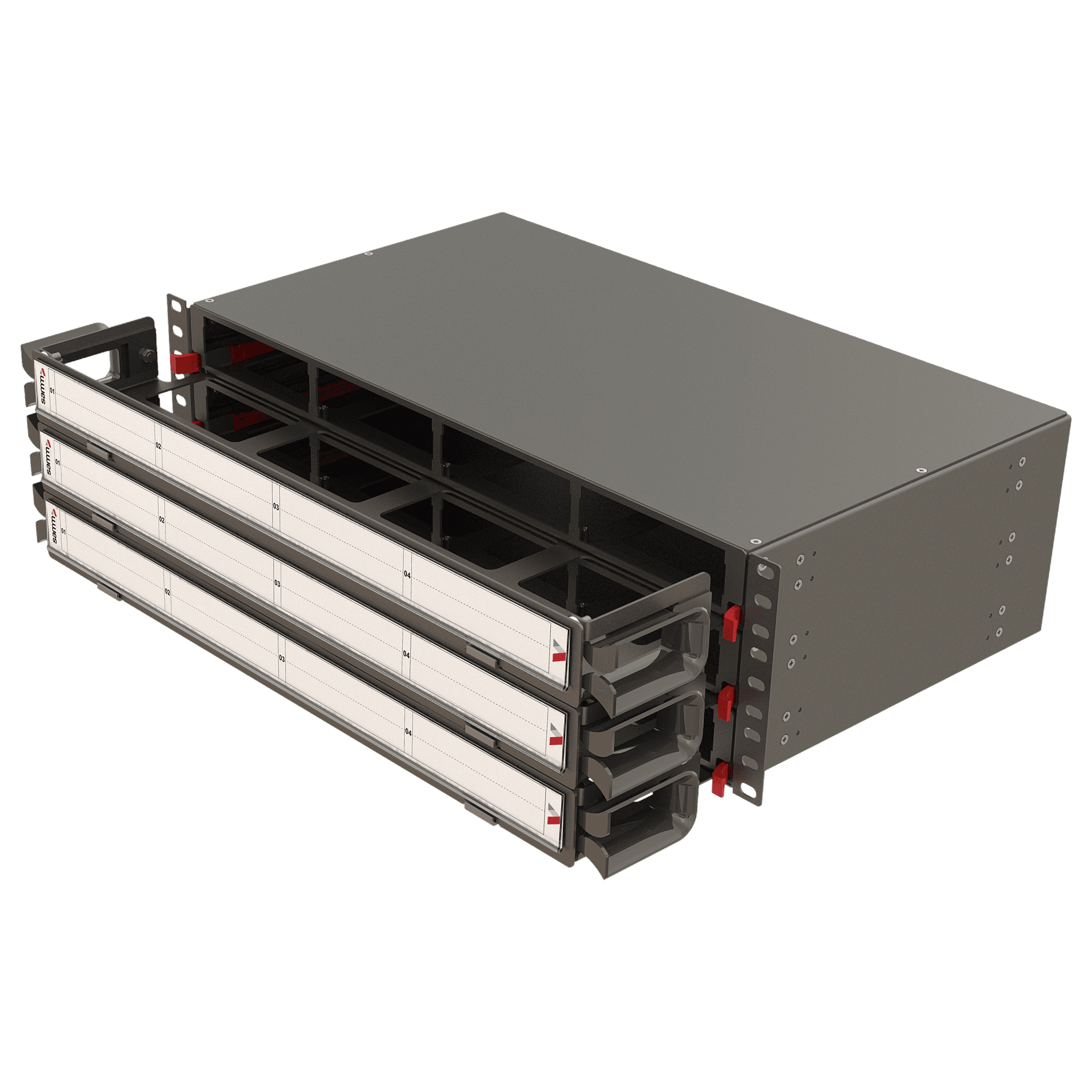 Modular High Density Panel with Organizer | 3U 12 Slots