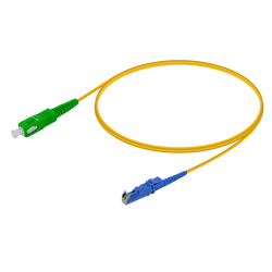 SC/APC-LSH/UPC | Single Mode G657.A2 Simplex Patch Cord | 2.0mm, vista 2