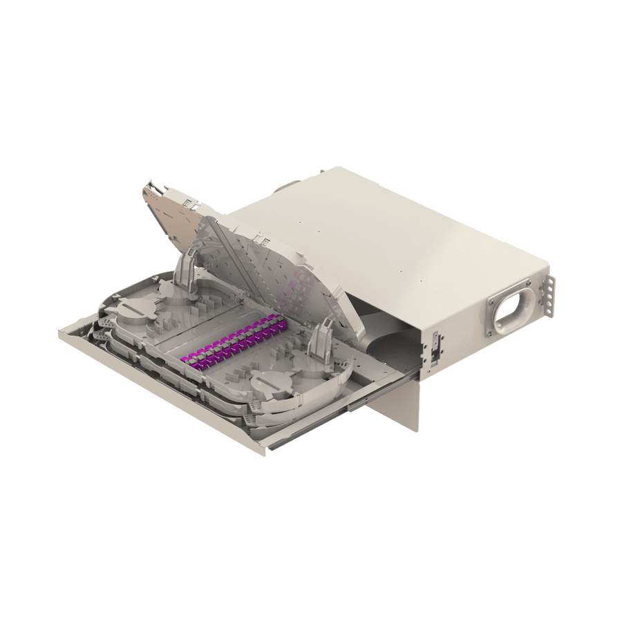Patch to Patch Fiber Management Shelves | 19" 2U, vista 5