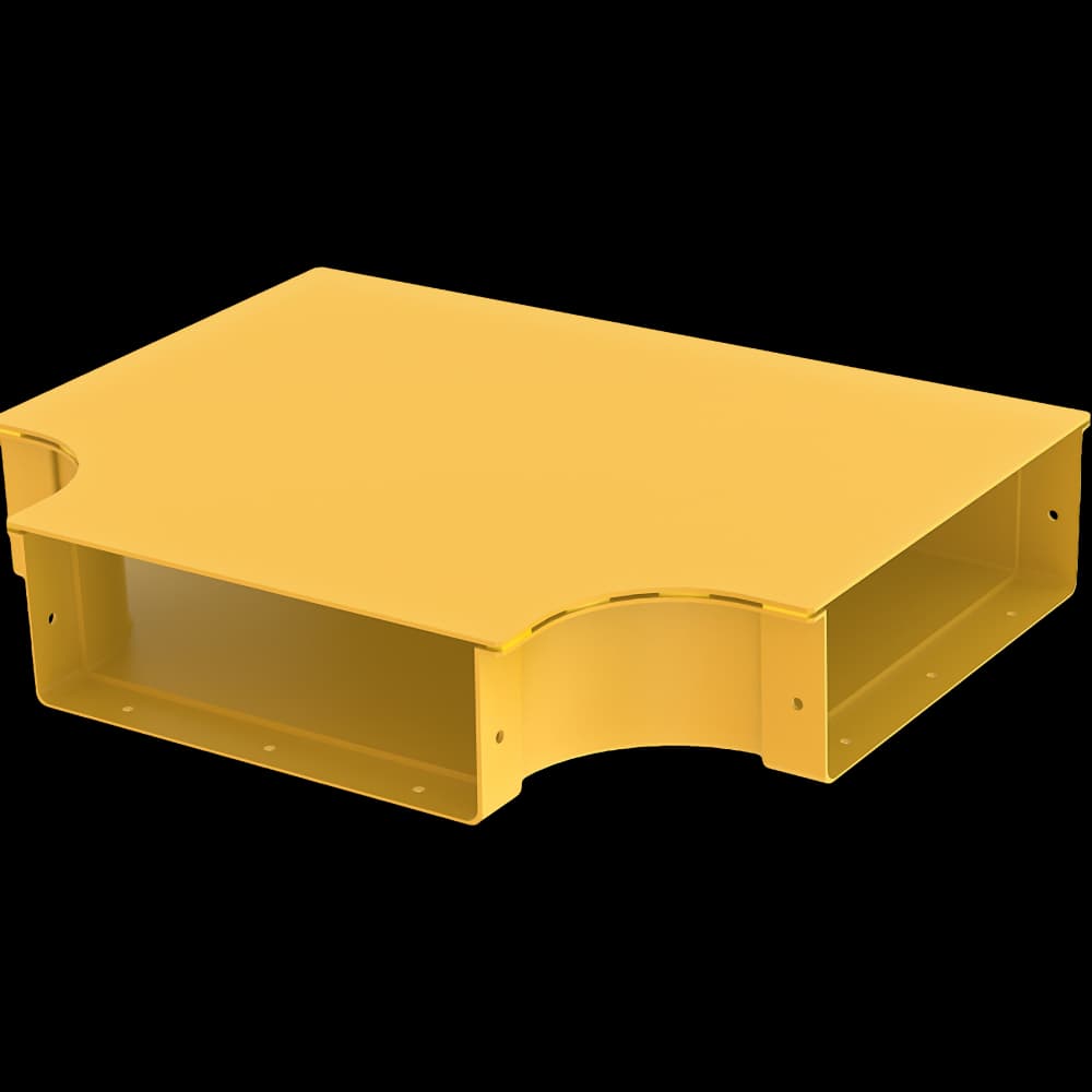 Raceways | Horizontal "T" Connection 300mm | W/ Cover