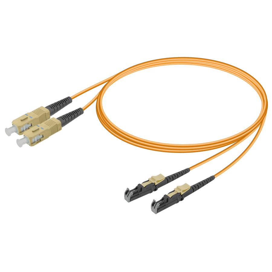 SC/UPC-LSH/UPC | Multi Mode G651.OM2 Duplex Patch Cord | 2.0x4.1mm