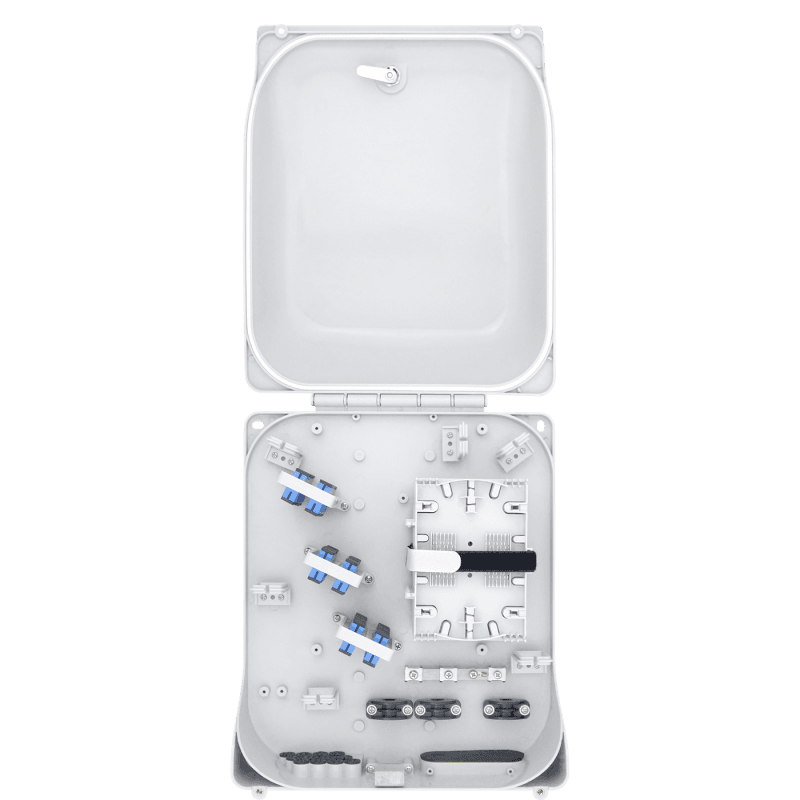 Indoor Termination Box | 48 Patch 144 Fibers 48 Ports, vista 2