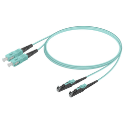 SC/UPC-LSH/UPC | Multi Mode G651.OM3 Duplex Patch Cord | 2.0x4.1mm, vista 2