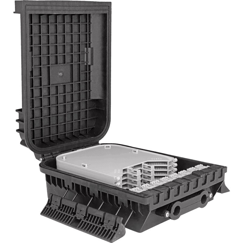Outdoor Termination Box | 6 Trays 144 Fibers 16 Ports | 305216