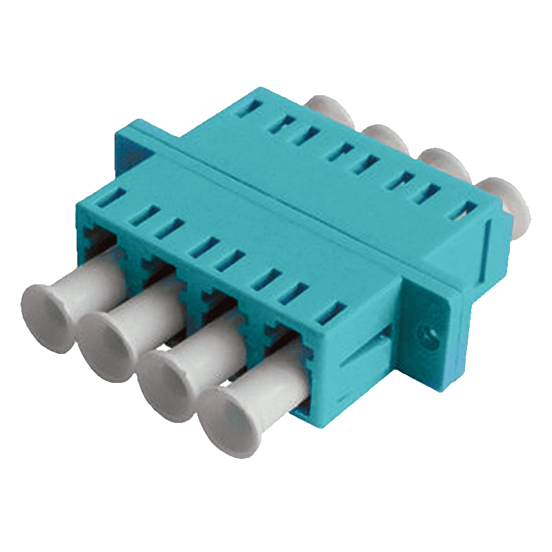 LC Quad Adapter | w/ Flange, vista 4