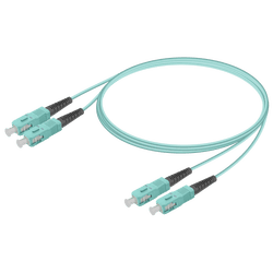 SC/UPC-SC/UPC | Multi Mode G651.OM3 Duplex Patch Cord | 2.0x4.1mm, vista 2