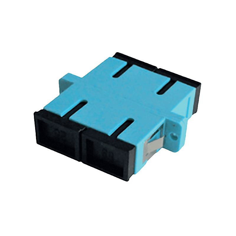 SC Duplex Adapter | w/ Flange, vista 4
