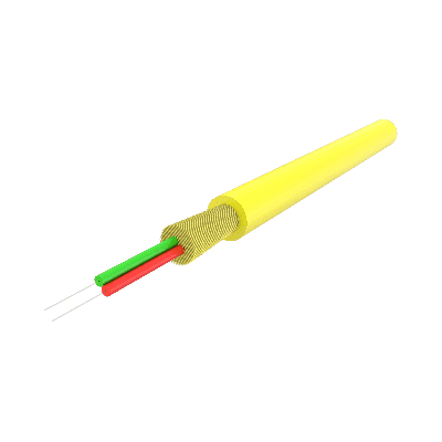 Duplex Round Fiber Optic Cable 2.1 mm | I-VT6(ZN-AY)H 1x2 | 1000 meters, vista 5