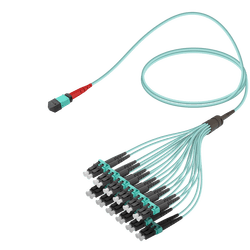 Female MTP Elite to LC/UPC Fanout | Base-24 | Multi Mode G651.OM3 | 3.0/1.8mm, vista 2